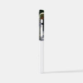 独自の写真、文字、背景の投げパイを追加する iPhoneケース (左側面)