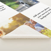 独自の写真、文字、背景の投げパイを追加 シェルパブランケット (3/4)