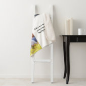 独自の写真、文字、背景の投げパイを追加 シェルパブランケット (インサイチュ)