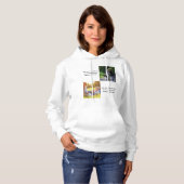 独自の写真、文字、背景の投げパイを追加 パーカ (正面フル)