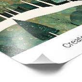 独自の冬のクリスマス引用文を作成 フォトプリント (角)