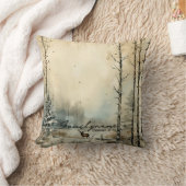 独自の冬のヴィンテージを作成 クッション (ブランケット)