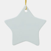 独自の冬の青を作成 セラミックオーナメント (裏面)