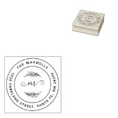 独自の分岐ファミリ名を作成差出人住所 ラバースタンプ (押印)