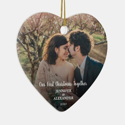 独自の初めてのクリスマスを作成 セラミックオーナメント (右)