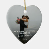 独自の初めてのクリスマスを作成 セラミックオーナメント (右)