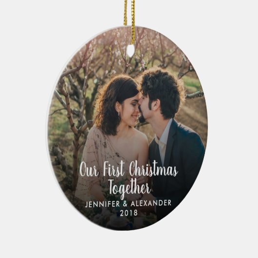 独自の初めてのクリスマスを作成 セラミックオーナメント (右)