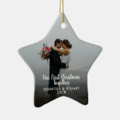 独自の初めてのクリスマスを作成 セラミックオーナメント (右)