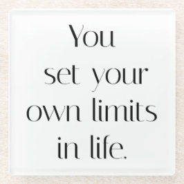 独自の制限ガラスのコースター ガラスコースター