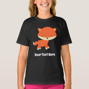 独自の動物用キツネTシャおもしろいツの作成 Tシャツ