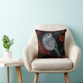 独自の北欧の青い鳥を作成 クッション (椅子)