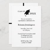 独自の卒業招待状の作成1 招待状 (正面/裏面)