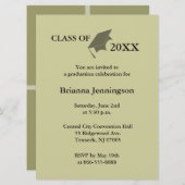 独自の卒業招待状4 招待状 (正面/裏面)