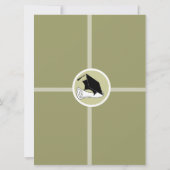 独自の卒業招待状4 招待状 (裏面)