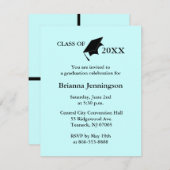 独自の卒業招待状4 招待状 (正面/裏面)