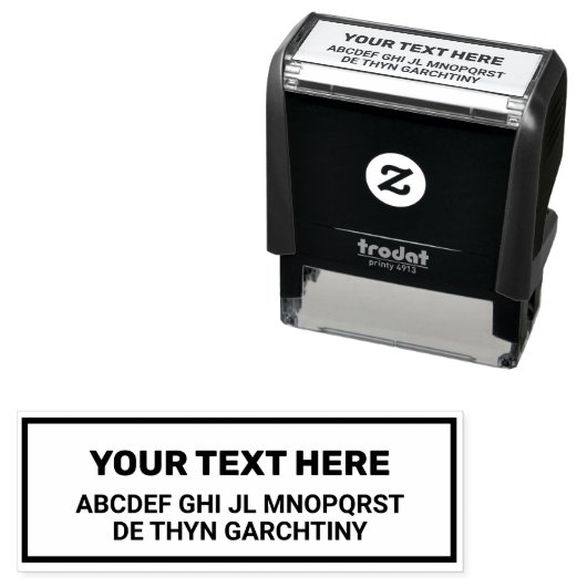 独自の単語の作成/文字BLACK記号 セルフインキングスタンプ (インサイチュ)