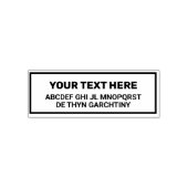 独自の単語の作成/文字BLACK記号 セルフインキングスタンプ (デザイン)