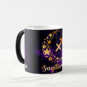 独自の占星術の作成〔占星術の〕十二宮図射手座 モーフィングマグカップ (正面左)