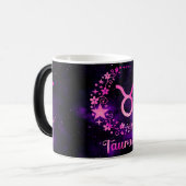 独自の占星術を作成〔占星術の〕十二宮図Taurus モーフィングマグカップ (正面左)