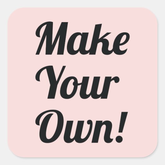 独自の印刷をカスタム行う スクエアシール (正面)