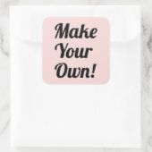 独自の印刷をカスタム行う スクエアシール (バッグ)