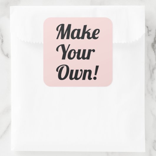 独自の印刷をカスタム行う スクエアシール (バッグ)