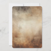 独自の古いヴィンテージの作成紙 招待状 (裏面)