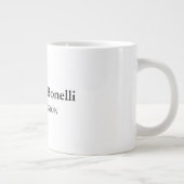 独自の名ユニーク前のエレガント特殊シンプルな ジャンボコーヒーマグカップ (右)