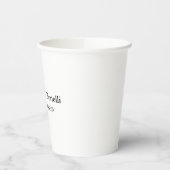 独自の名ユニーク前のエレガント特殊シンプルな 紙コップ (左)