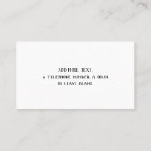 独自の名刺をカスタマイズ作成する 名刺 (裏面)