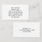 独自の名刺をカスタマイズ作成する 名刺 (正面/裏面)