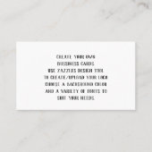 独自の名刺をカスタマイズ作成する 名刺 (正面)