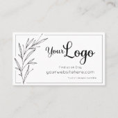 独自の名刺ブランチの作成 名刺 (正面)