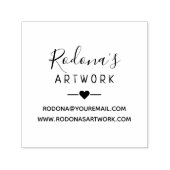 独自の名前のアートワークを作成 セルフインキングスタンプ (デザイン)