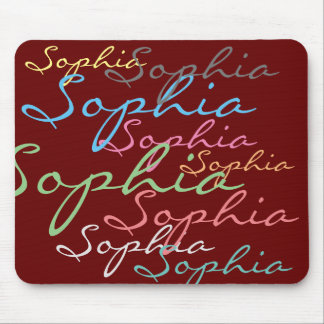 独自の名前の文字書を作ユニーク成 マウスパッド