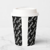 独自の名前の紙カップをパーソナライズされた作成する 紙コップ (左)