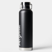 独自の名前をカスタムするの作成パーソナライズされた ウォーターボトル (背面)