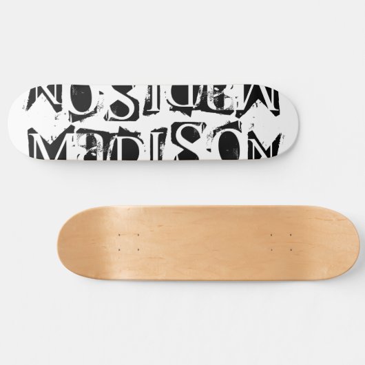 独自の名前をカスタムするスケートボーパーソナライズされたドの追加 スケートボード (横)