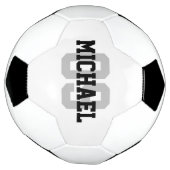 独自の名前をカスタムする番号の作成 サッカーボール (回転)