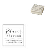 独自の名前をカスタムする・アートワークの作成 ラバースタンプ (押印)