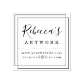 独自の名前をカスタムする・アートワークの作成 ラバースタンプ (インプリント)