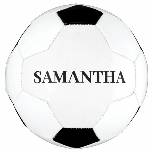 独自の名前をカスタムする サッカーボール (正面)