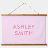 独自の名前をカスタムする 吊り下げ型タペストリー (正面)