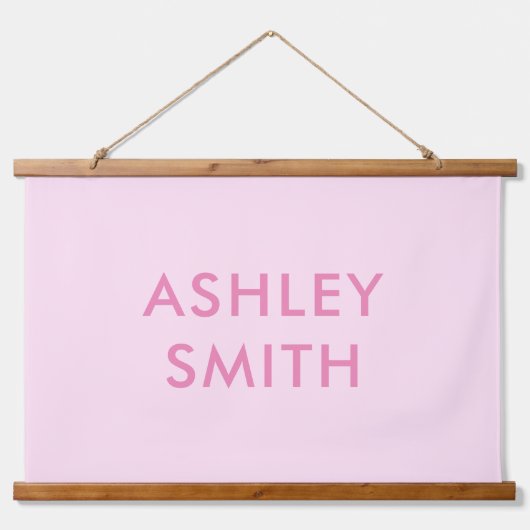 独自の名前をカスタムする 吊り下げ型タペストリー (正面)