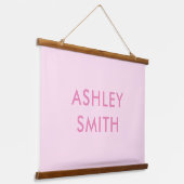 独自の名前をカスタムする 吊り下げ型タペストリー (傾斜あり)