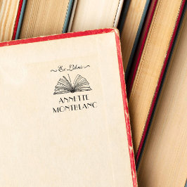 独自の名前をカスタムするEx Librisブックの作成 ラバースタンプ