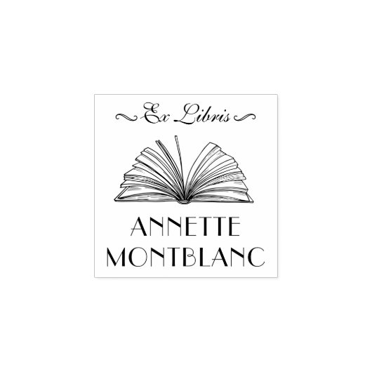 独自の名前をカスタムするEx Librisブックの作成 ラバースタンプ (インプリント)