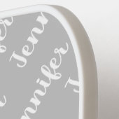 独自の名前をグパーソナライズされたレイで作成 ピックルボールラケット (左詳細)