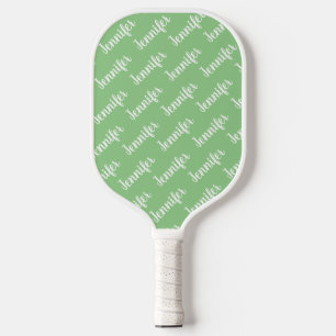 独自の名前をパーソナライズされた作成するGreen Pickleball ピックルボールラケット