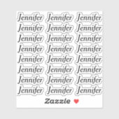 独自の名前を作エレガントパーソナライズされた成 シール (シート)